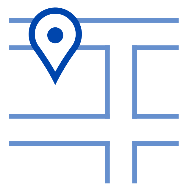 Search on the map view